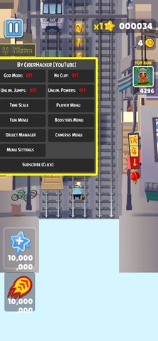 地铁跑酷上帝视角版游戏v4.02.1图2
