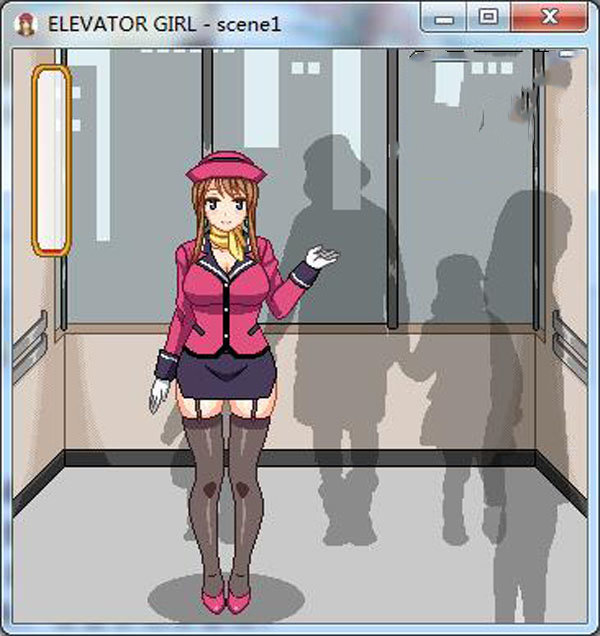 elevator电梯女孩像素